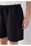 Black Linen Shorts 0410321-900 - 6
