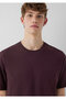 Men's Purple Short Sleeve T-Shirt Caramel T-Shirt - 6