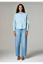 Garlia Classic Denim Open Jean Shirt Crop / Short Cut 1210924-A1586 - 3