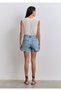 Heidi 90S Vintage Open Jean Shorts 1410057-89743 - 6
