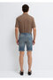 Brian Street Puslu Indigo Blue Jean Shorts 04184A3261 - 5