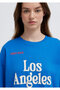 Los Angeles Printed T-Shirt Loose Fit / Relaxed Comfortable Cut 1613994-70912 - 7