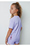 Kuromi Printed Purple T-Shirt Loose Fit / Comfortable Loose Cut 7610457-70523 - 2