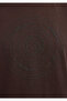 Nazar Boncuğu Printed Brown T-Shirt Regular Fit / Normal Cut 1614292-70251 - 7