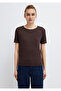 Brown T-Shirt Slim Fit / Narrow Cut 1614112-70240 - 4
