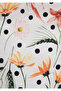 Floral Printed Square Neck Ecru Midi Dress 1310878-91526 - 8