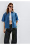 Edition Indigo Blue Jean Shirt Boxy Fit 1221024-A3166 - 3