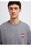 Jeans Printed Gray T-Shirt Loose Fit / Relaxed Fit 0613599-85550 - 7