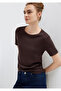 Brown T-Shirt Slim Fit / Narrow Cut 1614112-70240 - 2
