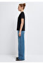 New York Embroidered Black T-Shirt Semi Slim Fit 1614260-900 - 4