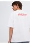Jeans Printed White T-Shirt Oversize / Wide Cut 0613567-620