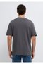 Black Anthracite Basic T-Shirt Loose Fit / Comfortable Cut 0612645-80106 - 6