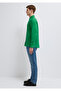 Green Linen Shirt Slim Fit / Narrow Cut 0211466-71704 - 4