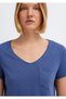 V-Neck Basic T-Shirt Slim Fit 1614178-70757 - 6
