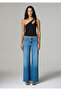 One-Shoulder Detailed Black T-Shirt Fitted / Bodycon Cut 1614389-900 - 5