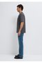 Black Anthracite Basic T-Shirt Loose Fit / Comfortable Cut 0612645-80106 - 5