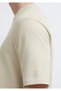 Beige Basic T-Shirt Loose Fit / Comfortable Loose Cut 0611924-70322 - 8