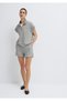 Striped Detailed Gray Shorts 1410268-80196 - 2