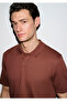 Brown (Tencel) ™ ) Modal Blended Polo T-Shirt Regular Fit / Normal Cut 0613163-70250 - 2