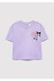 Kuromi Printed Purple T-Shirt Loose Fit / Comfortable Loose Cut 7610414-70519 - 2