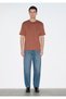 Kiremit Basic T-Shirt Loose Fit / Comfortable Loose Cut 0613168-70250 - 4