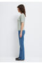 V-Neck Green Knitted T-Shirt Fitted / Bodycon Cut 1613761-70113 - 5