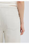 Beige Trousers with Lace Detail 1011203-35043 - 8