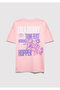 Lola Bunny Printed Pink T-Shirt Loose Fit / Relaxed Fit 7610415-71007 - 4