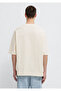 You Own My Heart Printed Ecru T-Shirt Oversize / Wide Cut 0613253-83043 - 8