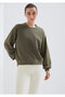 Crew Neck Khaki Sweatshirt 1S10475-80769