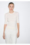 Back Detail Ecru Knitwear Fitted / Body-Fitting Cut 1710862-70051 - 4