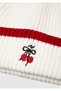 Cherry Embroidered Ecru Beret 1913832-34523 - 3
