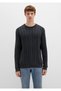 Anthracite Knitted Sweater Regular Fit / Normal Cut 0710313-70076 - 4