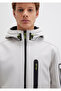 Water Repellent K Hooded Gray Scuba Jacket S Slim Fit / Slim Fit 0110264-70074 - 8