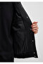 Black Bomber Faux Suede Jacket Loose Fit / Relaxed Fit 0110649-71379 - 7