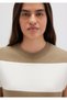 Block Striped Sleeveless Sweater Regular Fit / Regular Cut 1710695-90640 - 6
