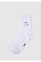 Mvjns Printed White Socks 1913259 -620
