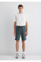 Printed Green Shorts 0410224-71598 - 4