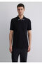 Stripe Detailed Black Polo T-Shirt Regular Fit / Normal Cut 0612654-900 - 4