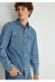 Ted Indigo Blue Denim Jean Shirt Slim Fit / Narrow Fit 0210909-87933 - 5
