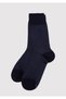 Mühür Logo Printed Navy Blue Socks 0911365-25723