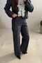 Noir Lace Suit Dark Blue - 7