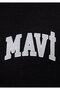 Logo Printed Hooded Zippered Black Sweatshirt 1S10178-900 - 7