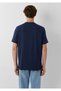 Logo Printed Navy Blue T-Shirt Regular Fit 0611714 -70497 - 5