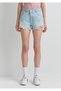 Tyra 90S Ice Blue Jean Shorts 1410011-89737 - 3