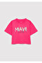 Jeans Printed Pink T-Shirt Loose Fit / Loose Relaxed Cut 7610286 -71111 - 3