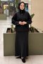 Crochet Knitwear Skirt Detailed Jacket Skirt Set - 2