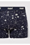 Planet Printed Navy Blue Boxer 092456-33648 - 2