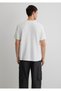 Textured White Basic T-Shirt Regular Fit / Regular Fit 0610277 -70054 - 5