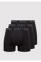 Boxer Shorts - Black - Plain